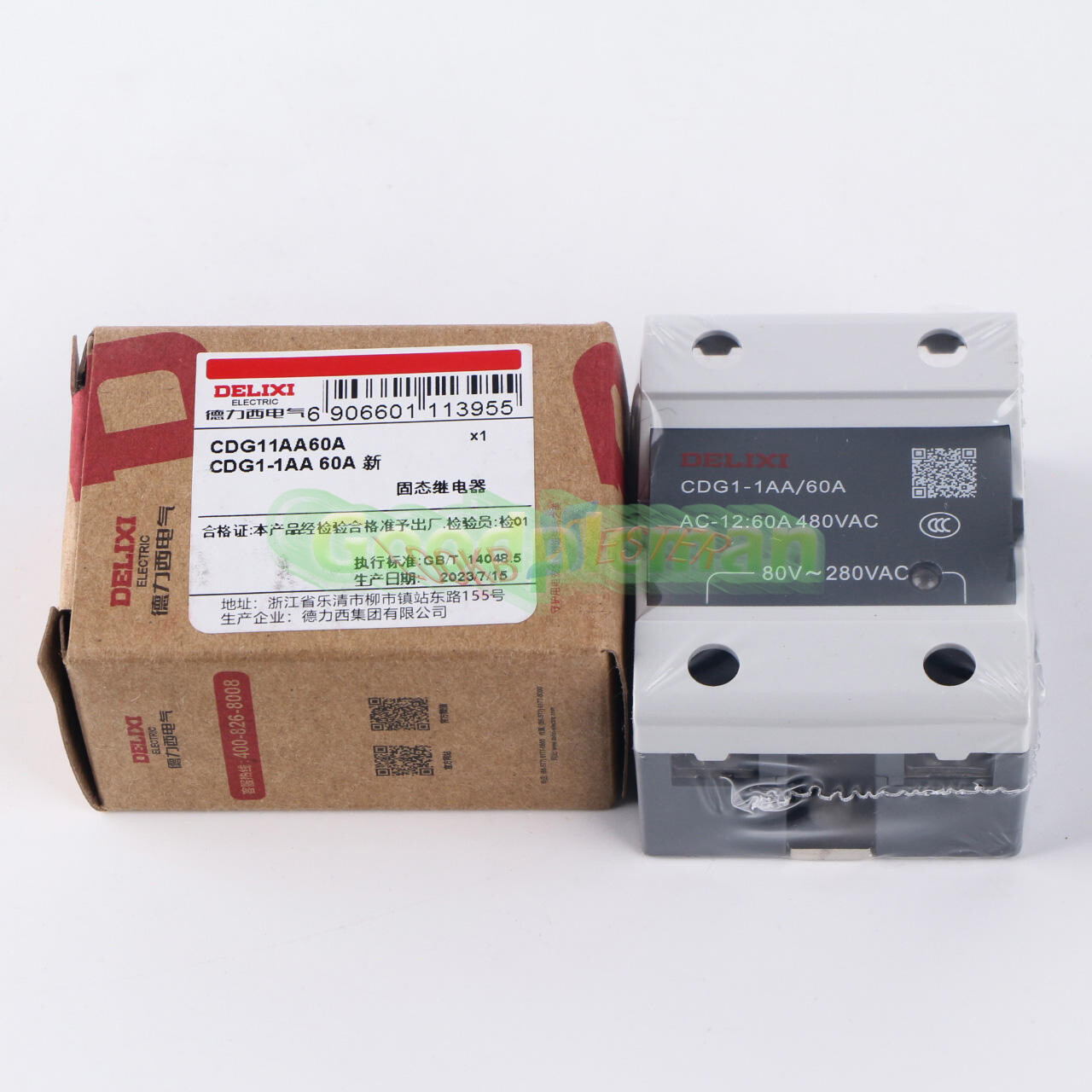 Delixi CDG1-1AA CDG11AA/60A Series Solid State Relay CDG1-1AA 60A New 1Pcs/
