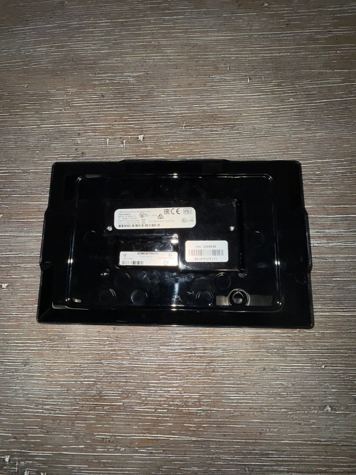 Crestron TSW-760-B-S Touch Screen Control Panel Room Controller Black 7"