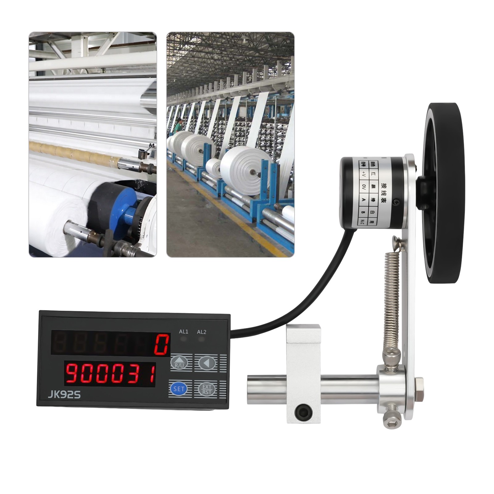 Digital Length Meter Rolling Wheel Length Measure Tool Meter Counter Electronic