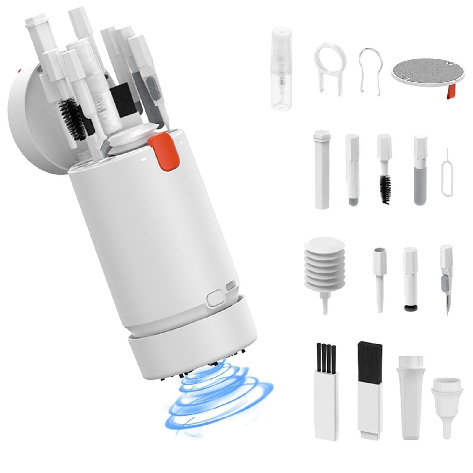 Computer Cleaning Tool Set 21-in-1 with Vacuum for Keyboard Laptop Screen Device