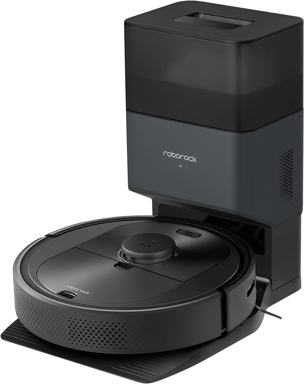 Roborock Q5+ Robot Vacuum with Auto-Empty Dock Pure - Black