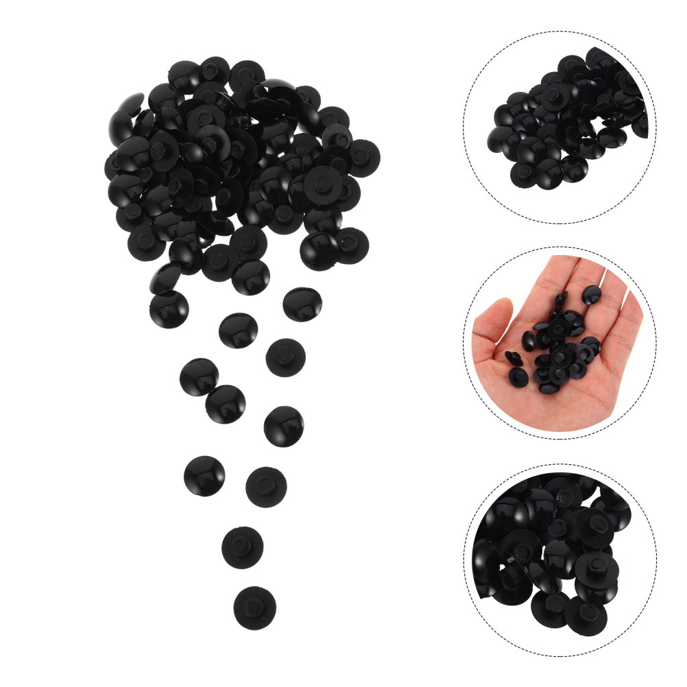 80 Pcs Bowl Cover Glue Plug Rubber Bolt Caps Bike Stem Bicycle Top Headset