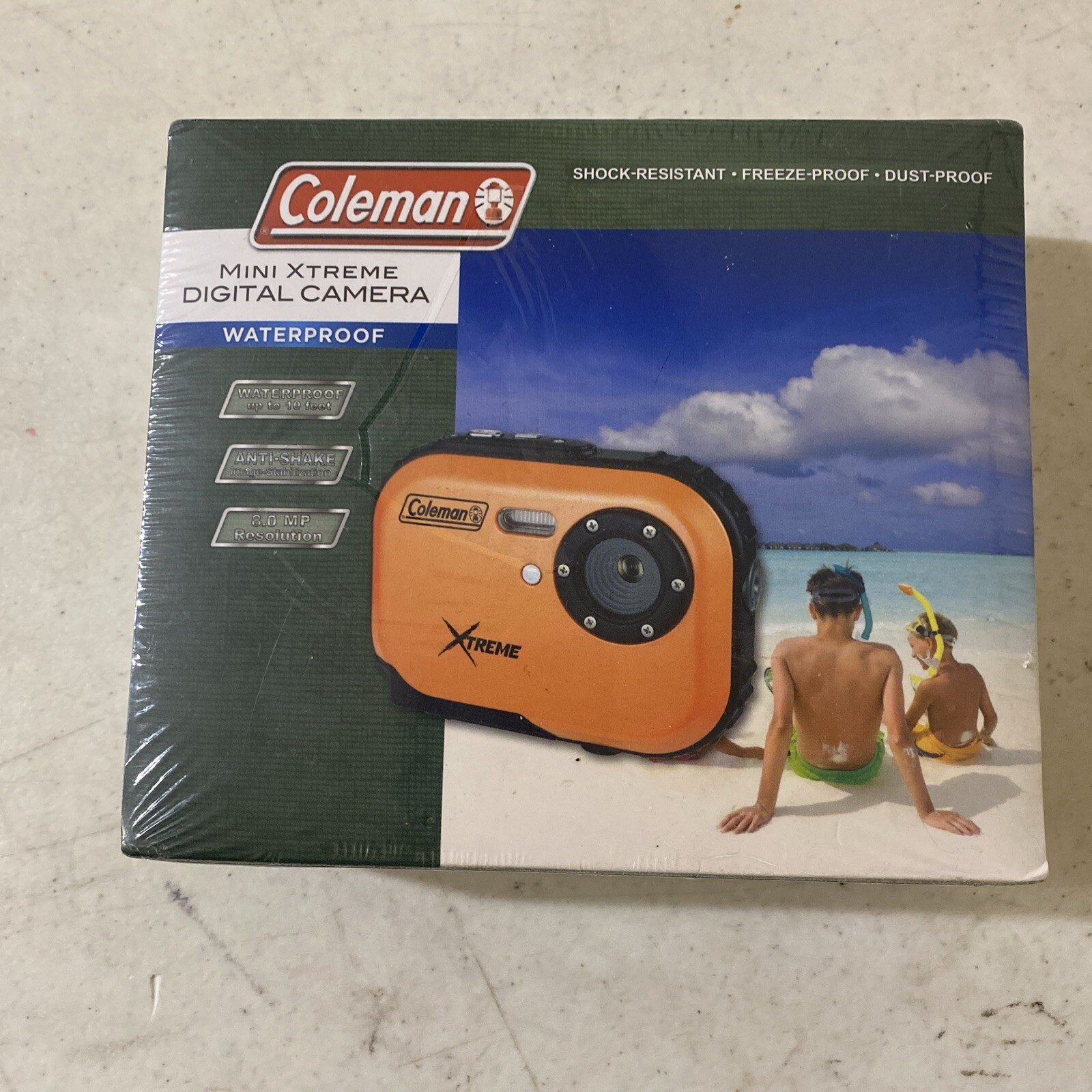 Coleman mini extreme digital camera waterproof black brand new sealed C3WP-BK
