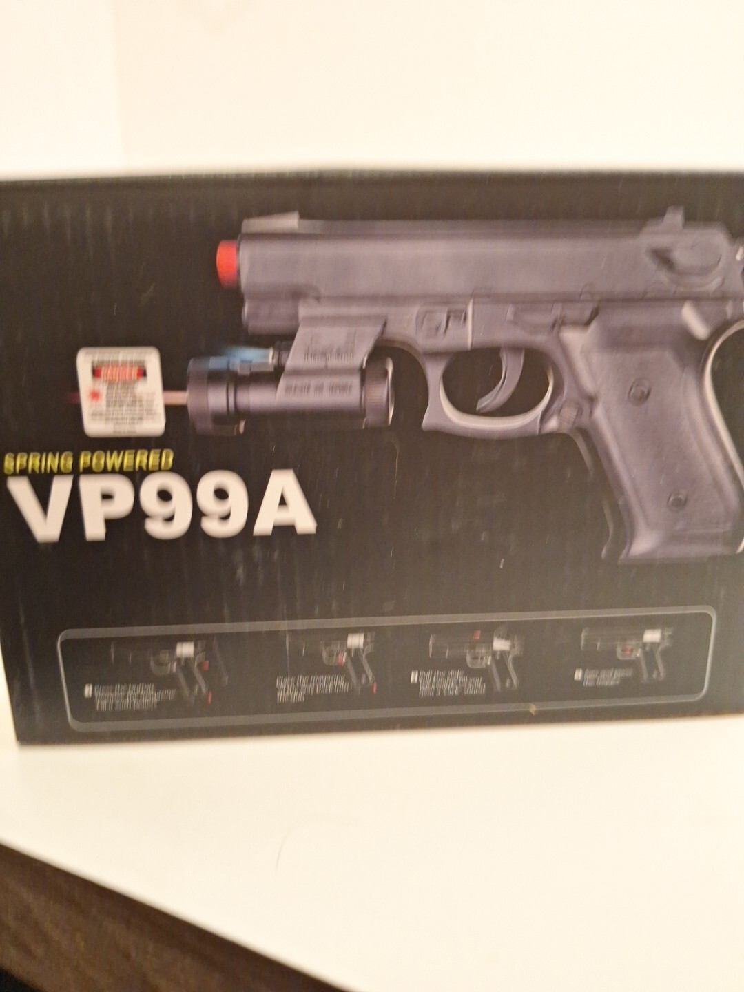 UKARMS Airsoft Gun Spring Powered VP99A NEW OPENED BOX.