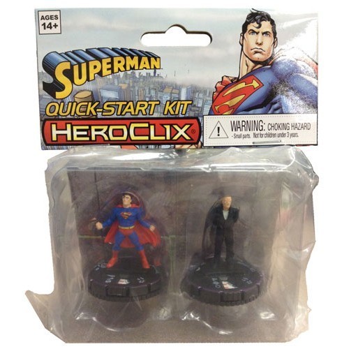 1x  DC HeroClix: Superman Quick-Start Kit 2-Pack New Sealed Product - Heroclix