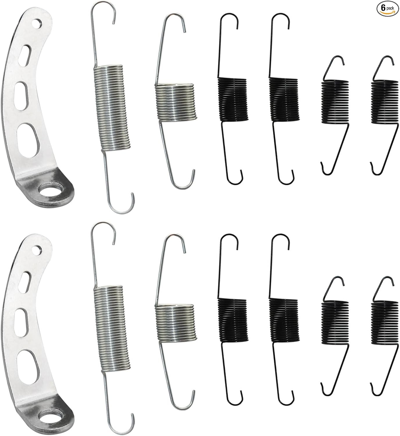 2Sets 4708 Throttle Return Spring Bracket, with 59207 Throttle Return Springs (1
