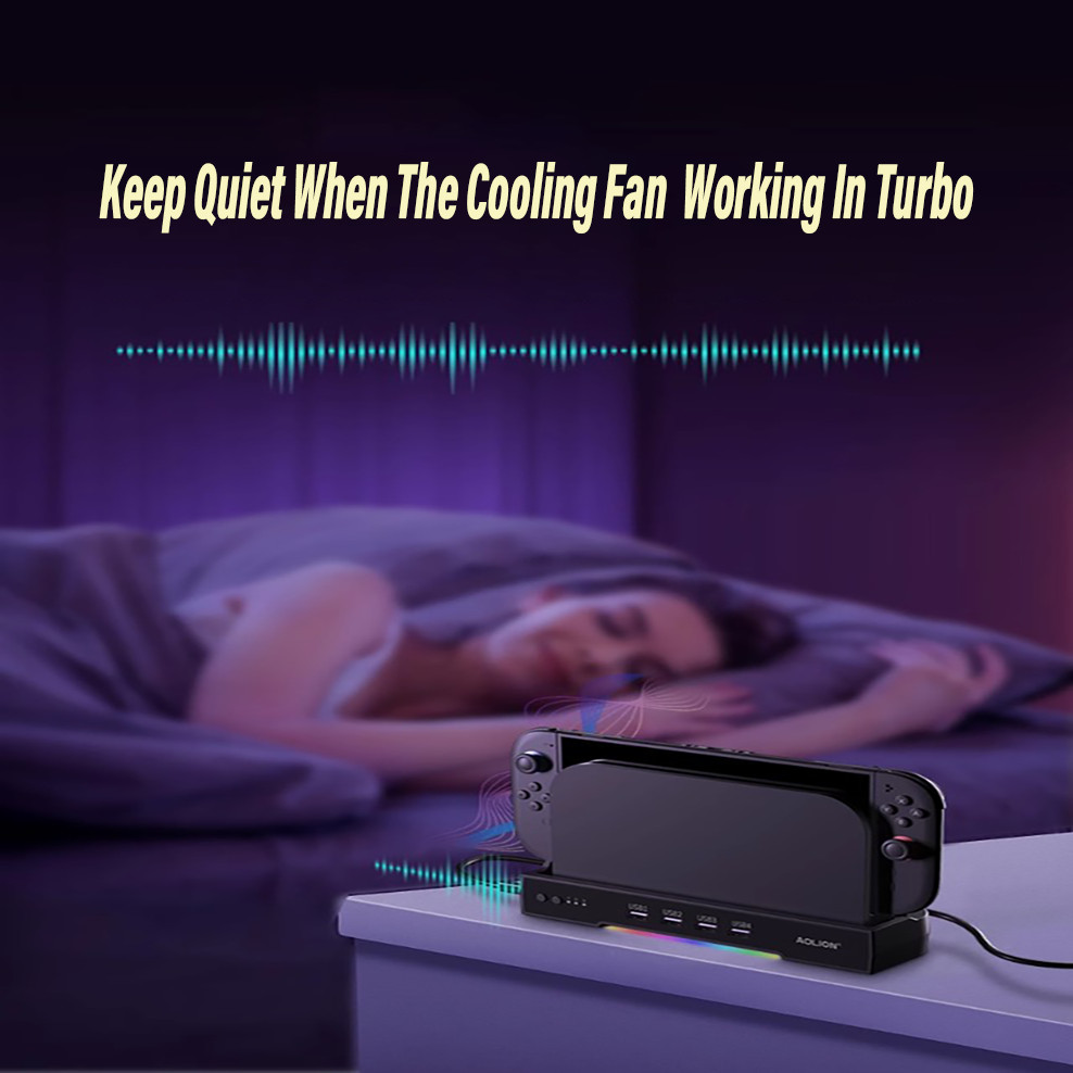 Three-speed Cooling Fan for Nintendo Switch 2 Acces High Efficiency Cooling Fans