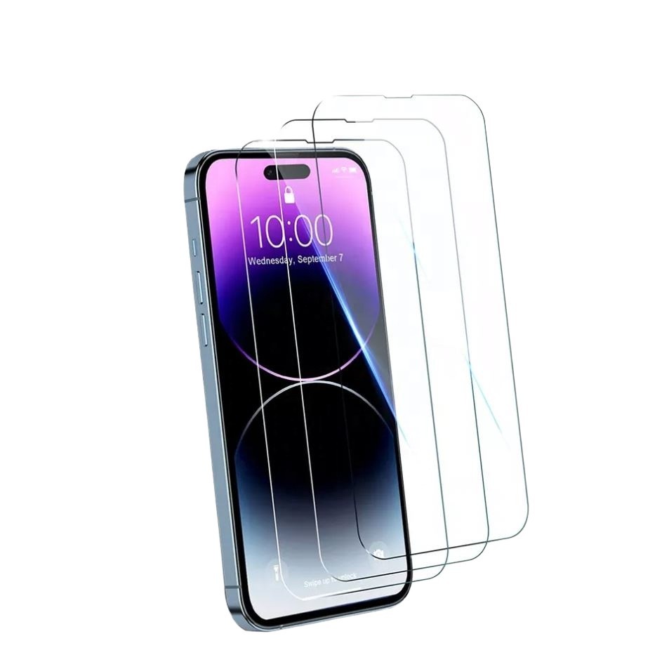 3X Tempered Glass Screen Protector For iPhone 17 16 15 14 13 12 11 Pro Max XR 8