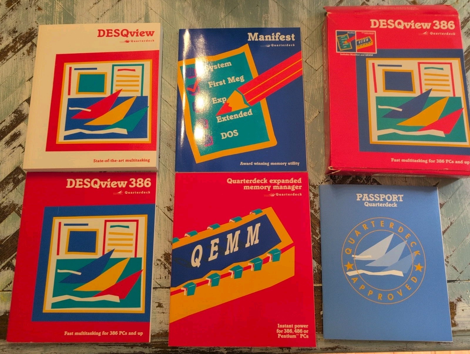 DESQview 386 Quarterdeck Includes Manifest And QEMM