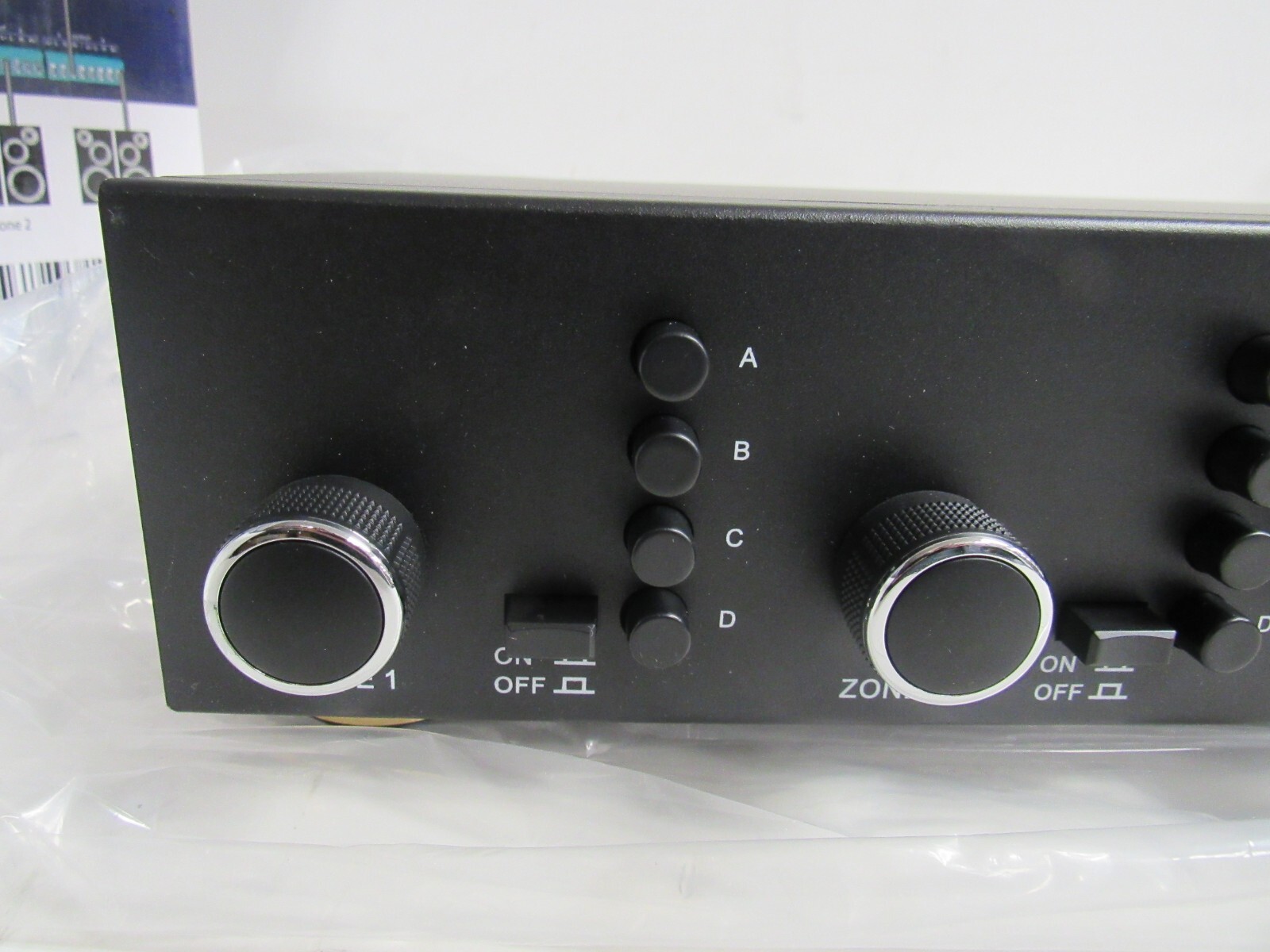 VANCO SS4V four pair Stereo Speaker Selector New In Open Box