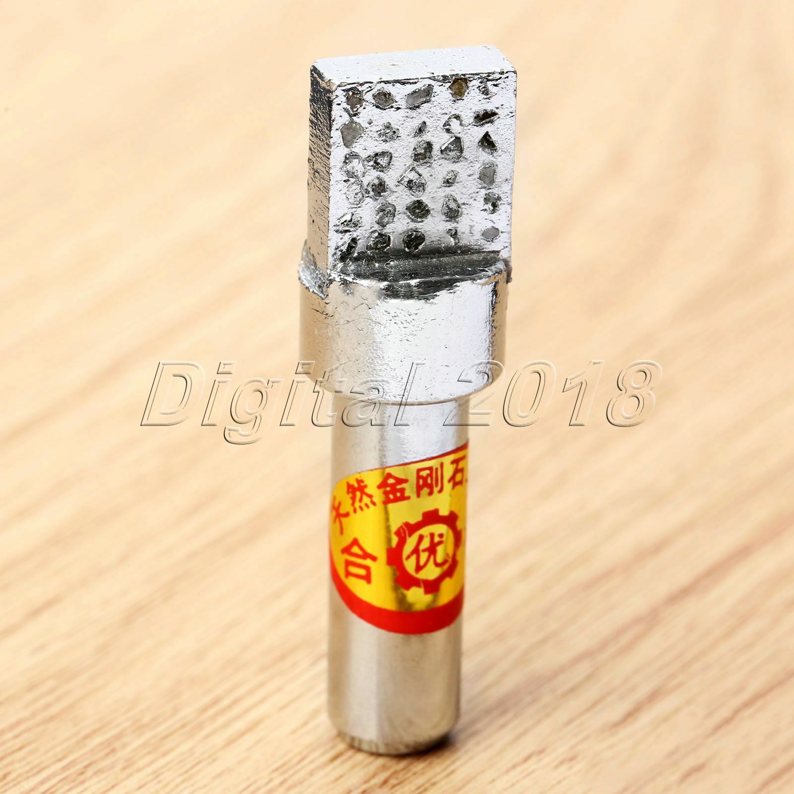 13*6mm Rectangle Head Grinding Wheel Diamond Dressing Pen Dresser Rotary Tool