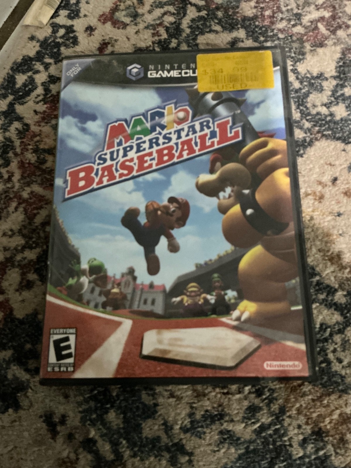 Mario superstar baseball empty case