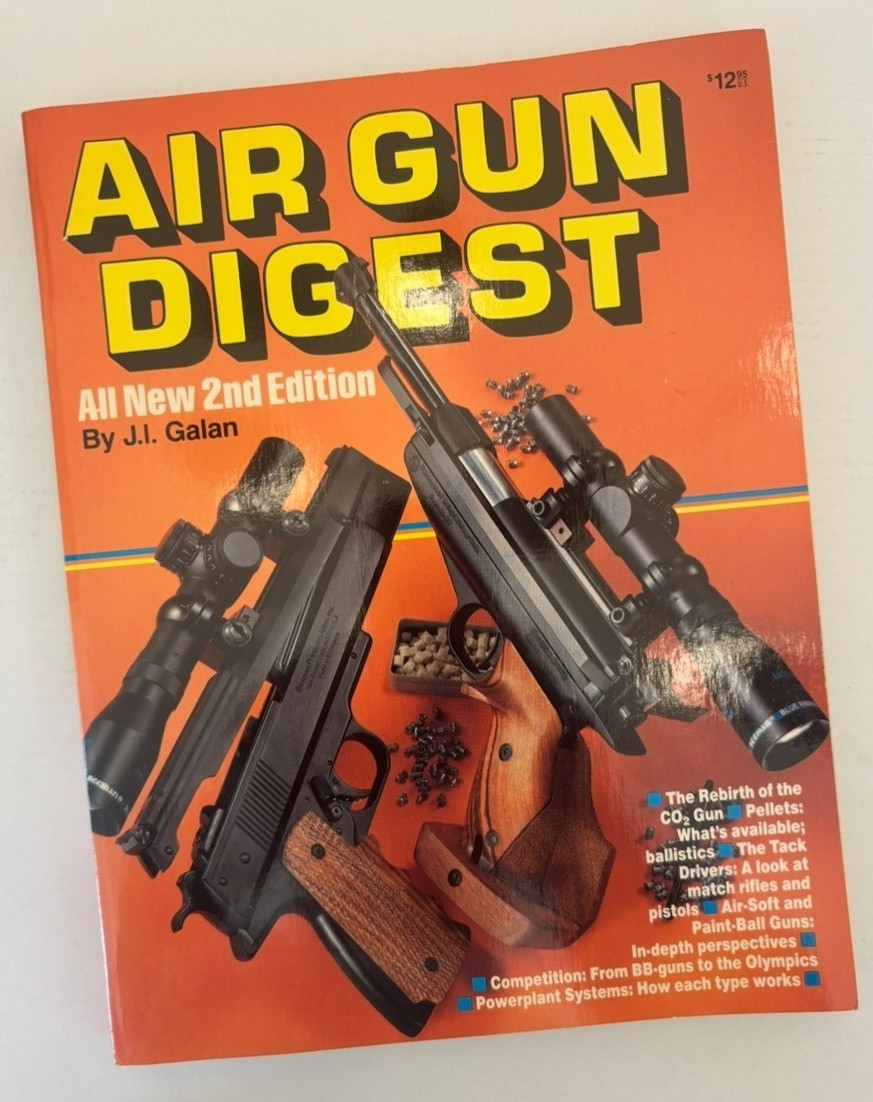 Air Gun Digest - All New 2nd Edition by J.I. Galan – Paperback – Near Fine  VTG