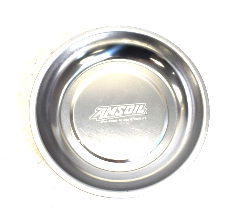 Amsoil Magnetic Parts Tray for Loose Parts Silver Screws Nuts Bolts Shop Tray