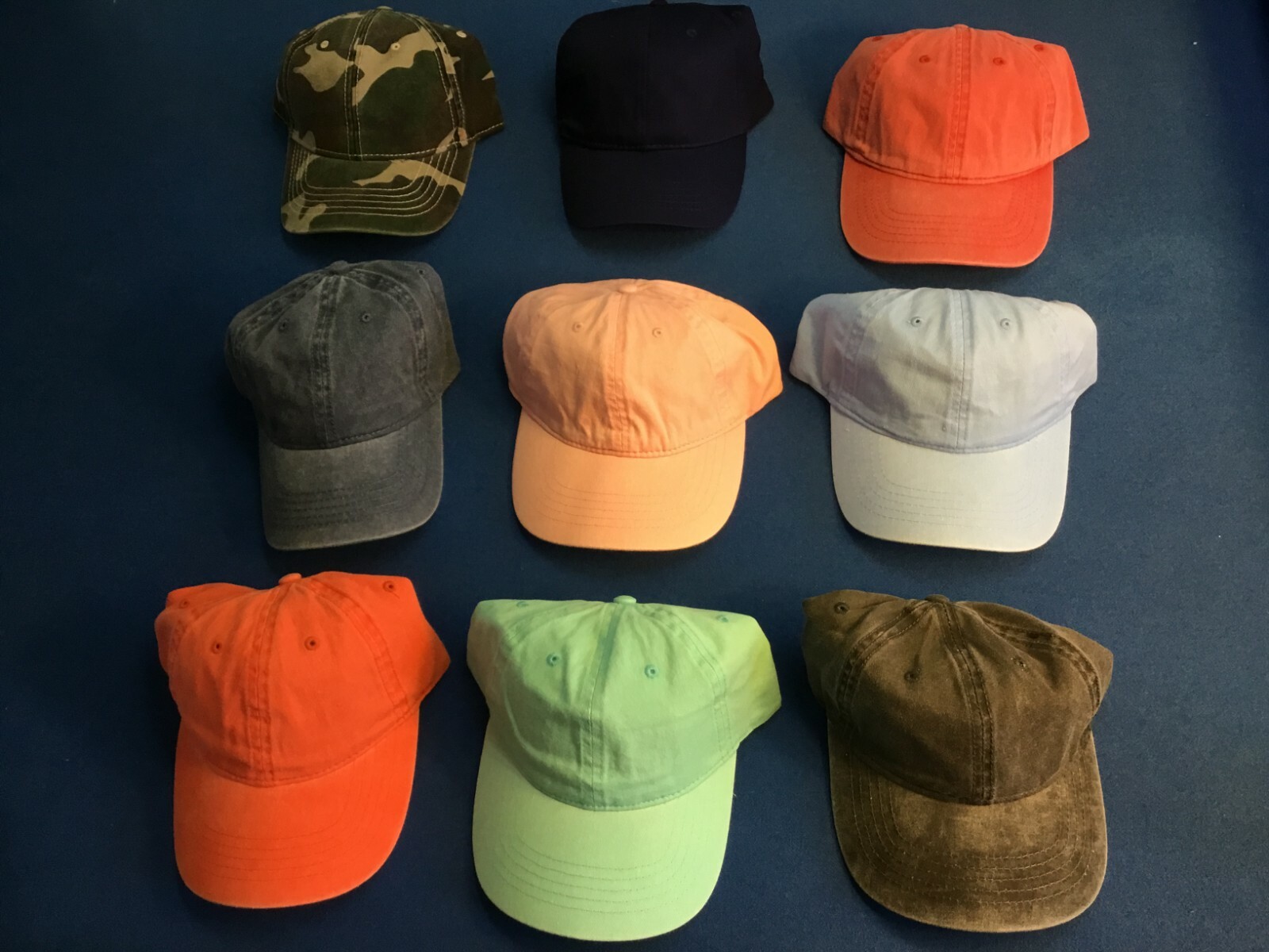 Ladies' baseball caps,  available in various colors,  You choose your favorite!