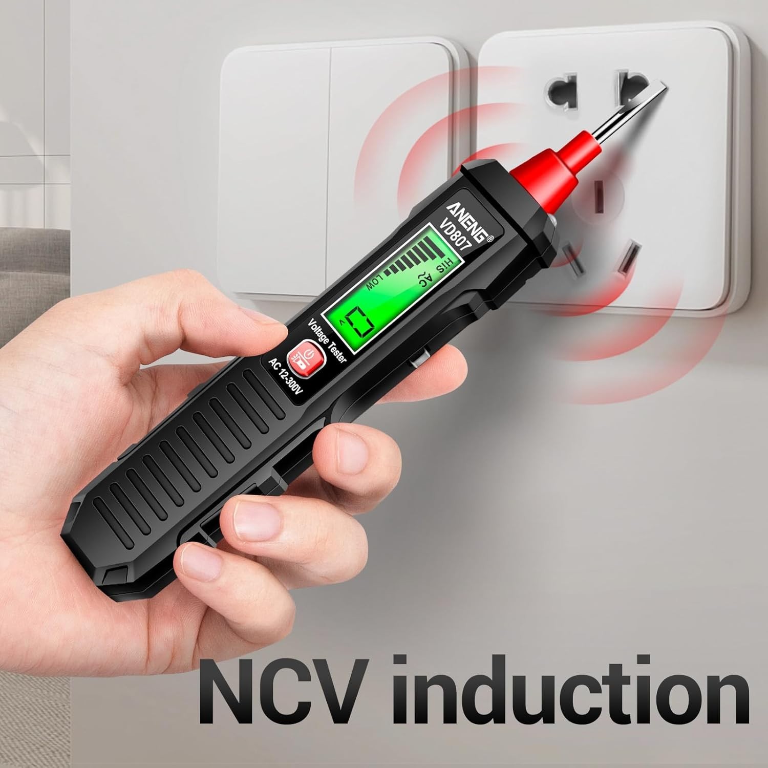 Non Contact Voltage Tester,Electrical Tester Pen, Range AC Voltage,Light Bulb...