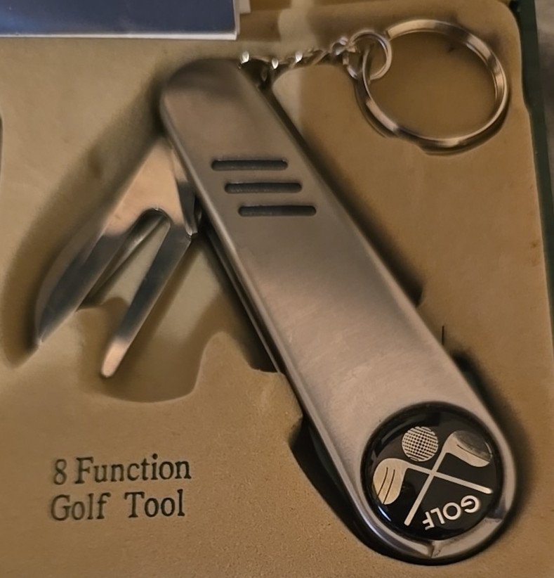 Field & Stream Men's Watch and 8-Function Golf Tool gift set box damaged