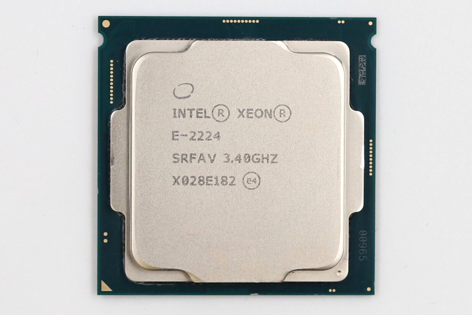 Intel Xeon E-2224 3.40GHz Quad-Core 8MB LGA 1151 CPU P/N: SRFAV Tested Working
