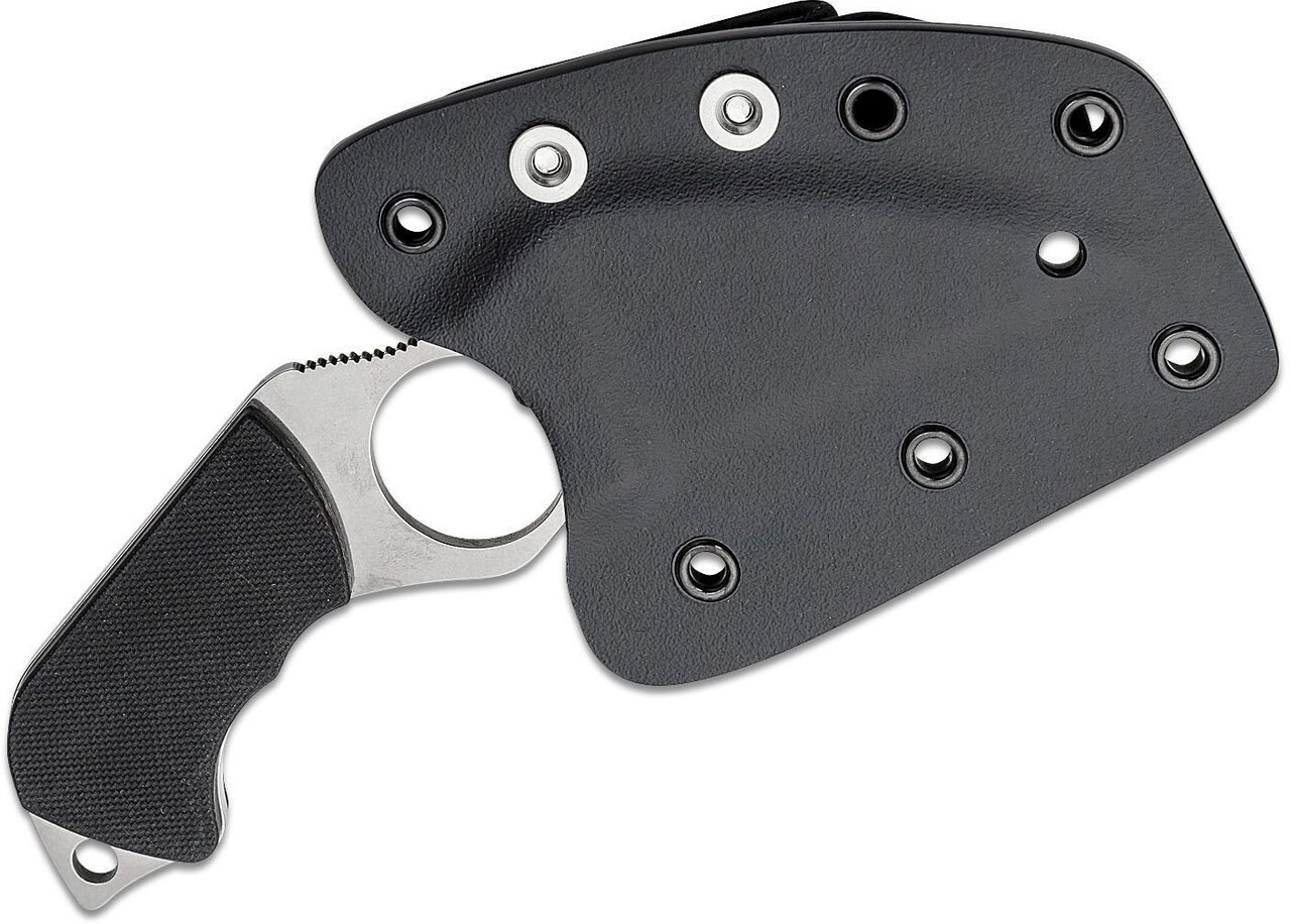 Spyderco Swick 6 Small Hole Fixed Blade Neck Knife 2.73" Plain Edge