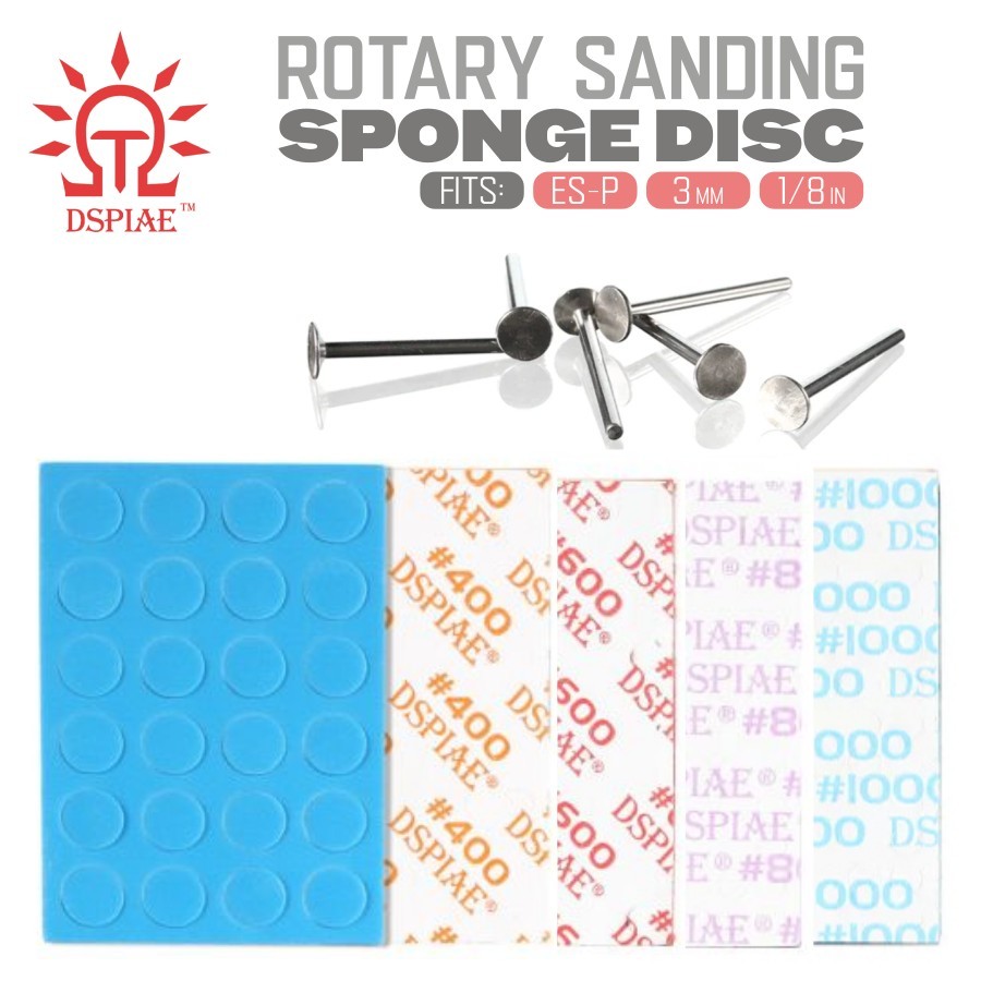 DSPIAE: Disc Sanding #400-1000 | Rod Holders - High Speed Sanding - Fits ES-P