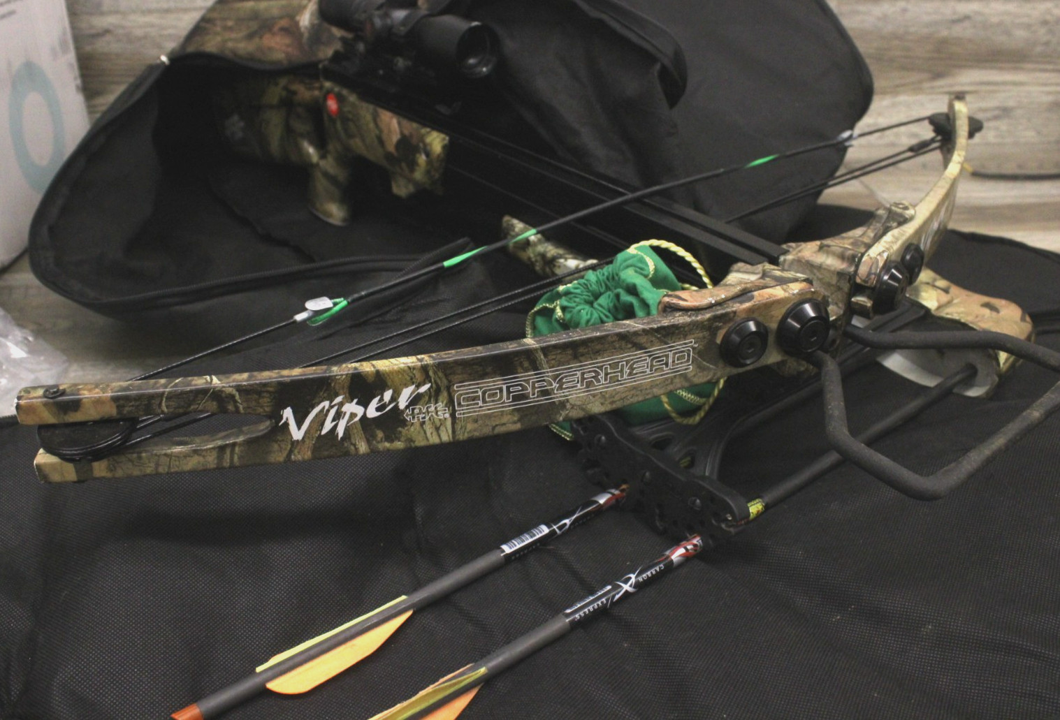PSE Viper Copperhead Crossbow with Scope & Soft Case