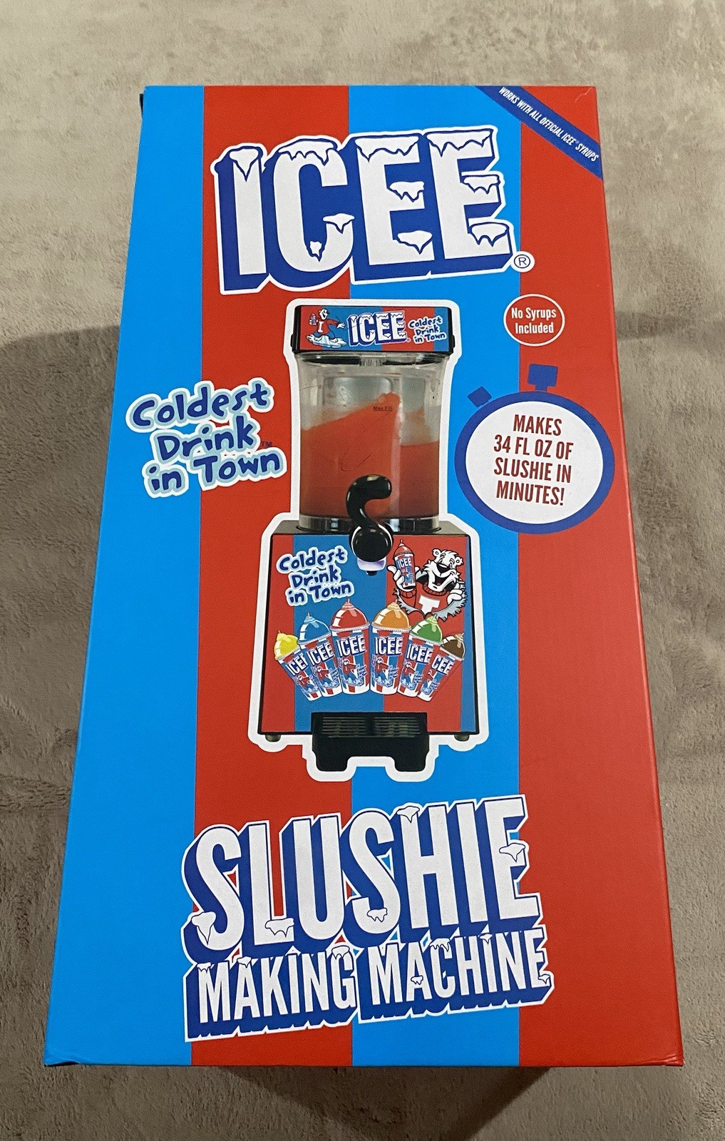 Icee Slushie Making Machine. ICEE Brand Counter-Top Sized