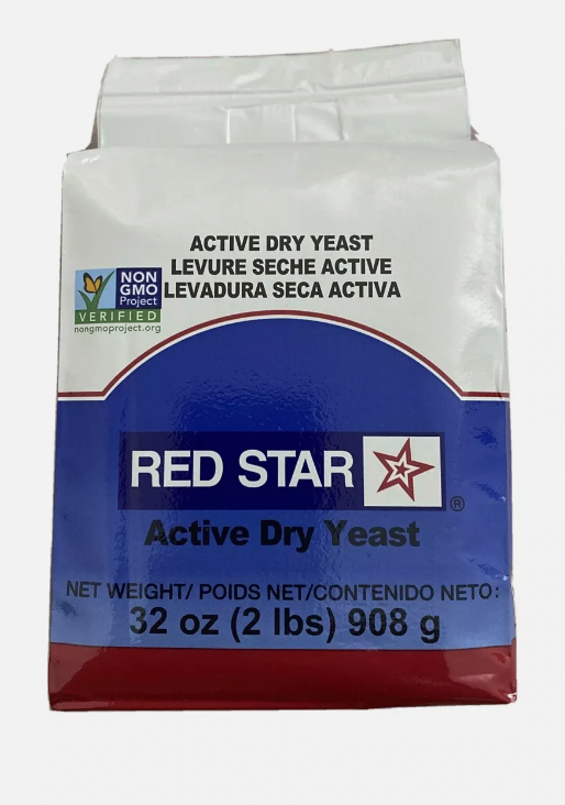 Red Star Active Dry Yeast- (2 lbs / 32oz) 2PACK