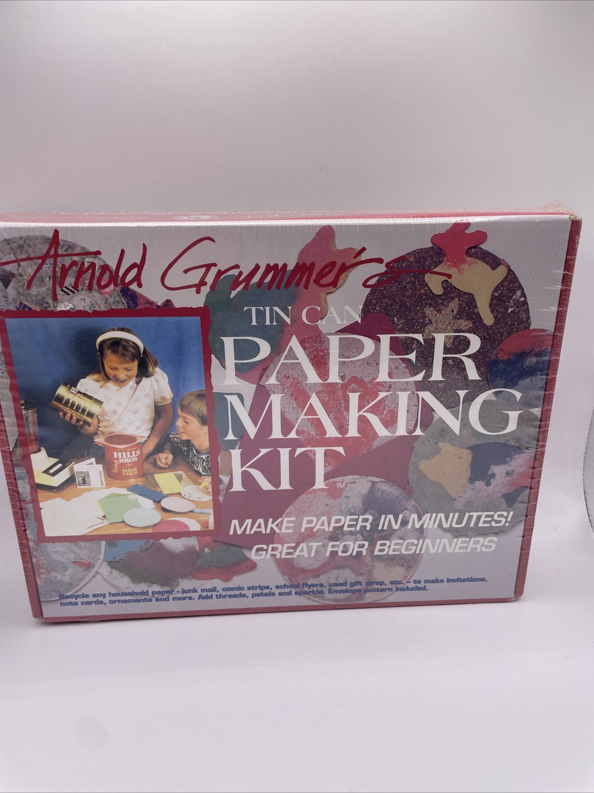 Papermaking Kit Arnold Grummer's Tin Can Sealed Brand New