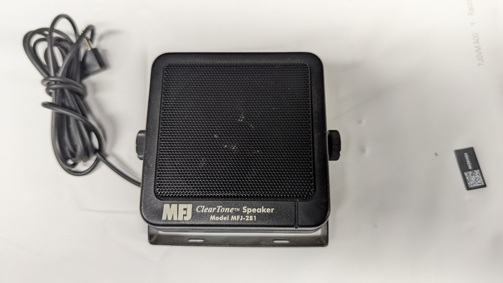 MFJ-281 Clear Tone External Speaker for Mobile Ham CB Radios