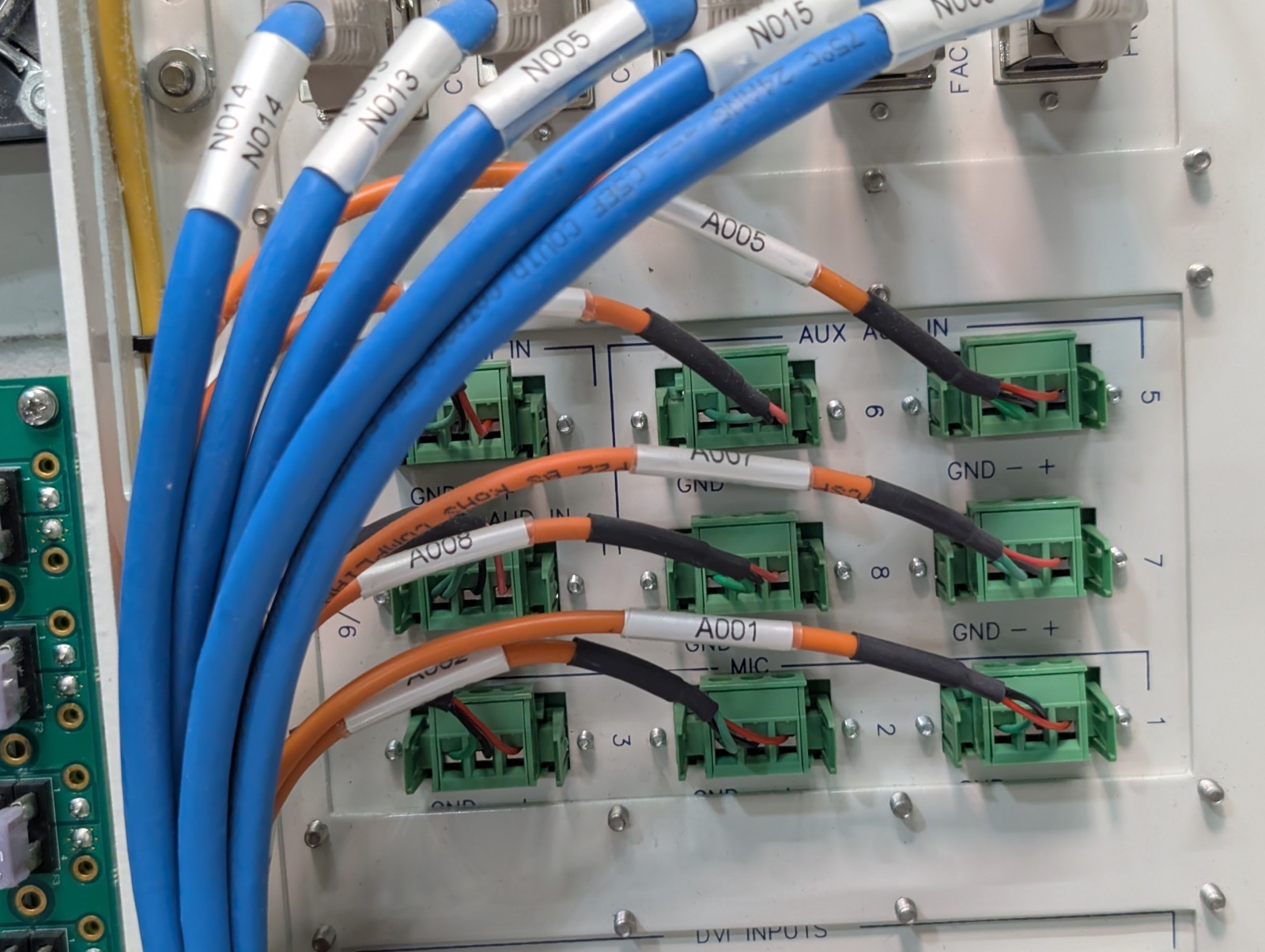 Custom Patch Panel Routing Junction from a Karl Storz OR1 Medical Operating Room