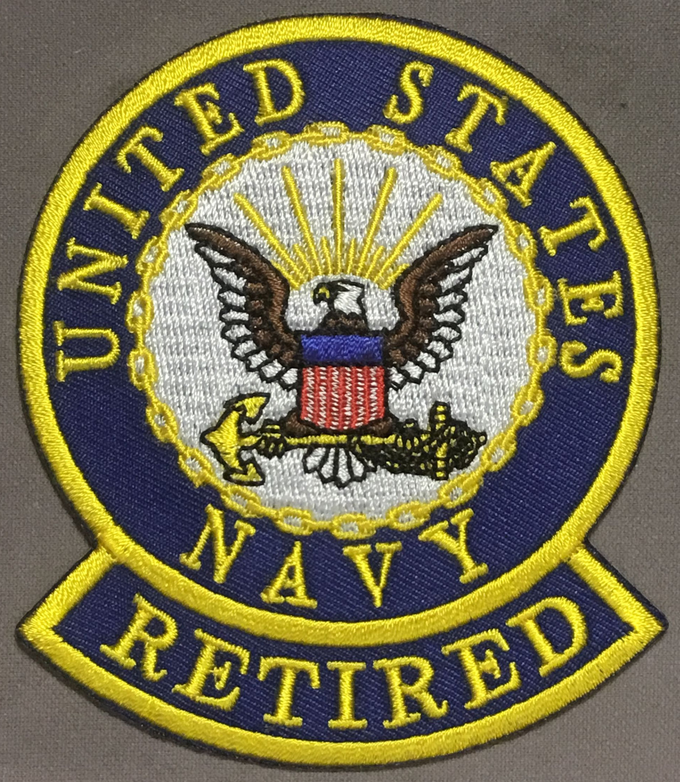 United States Navy Retired patch