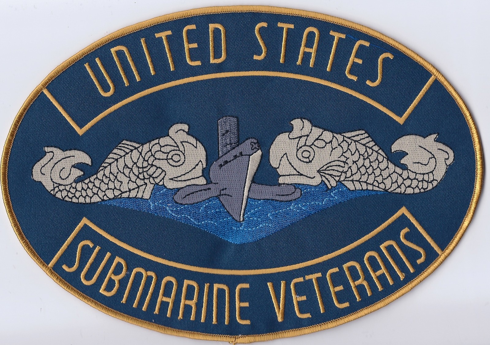 USSVI Logo US Submarine Veterans (Subvets) - Large BC Patch Cat No C6964