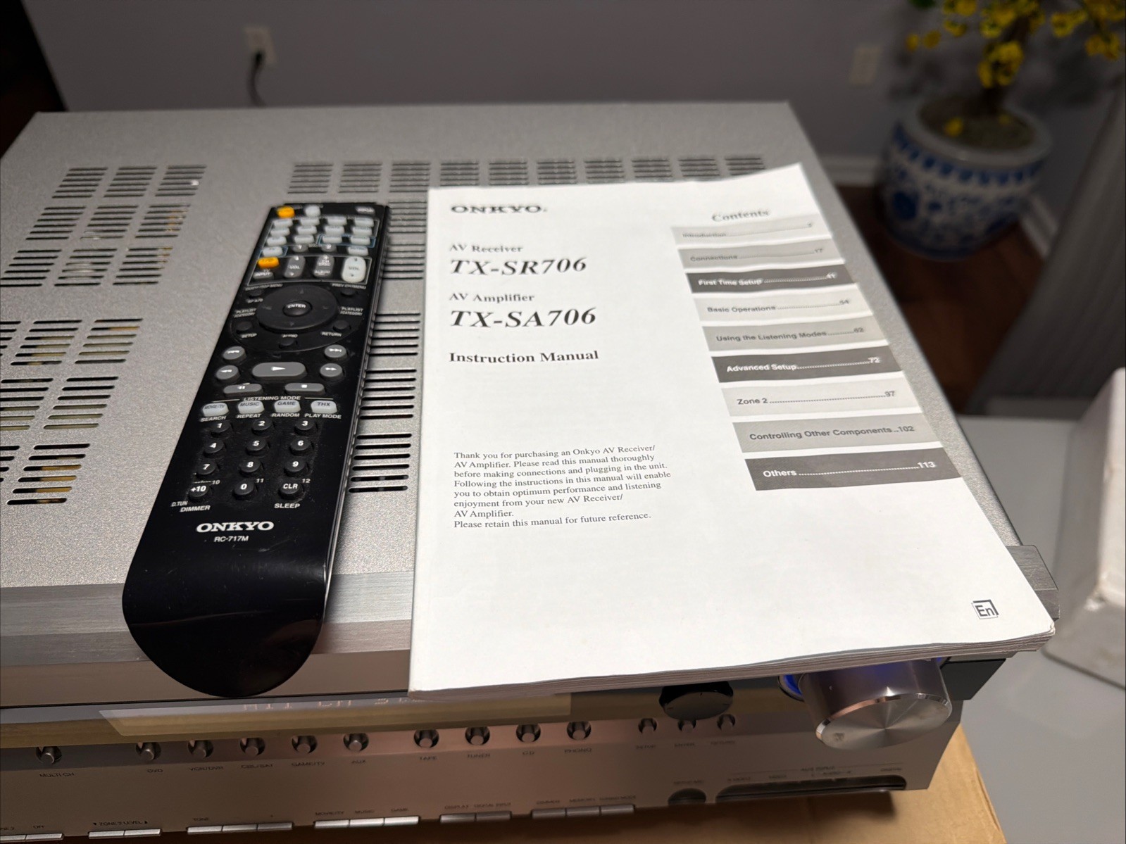 ONKYO TX-SR706 High Power AV Receiver