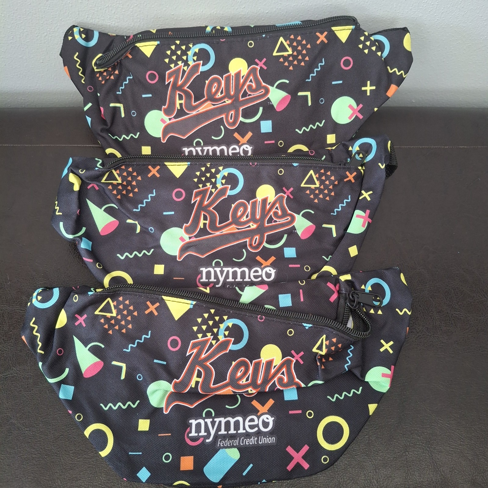 Lot Of 3 Frederick Keys Minor League Baseball Fanny Pack - Nymeo Field