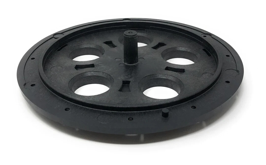 Caretaker 5-Port Pool Cleaning Valve Center Plate (Black)  Replacement 1-9-214