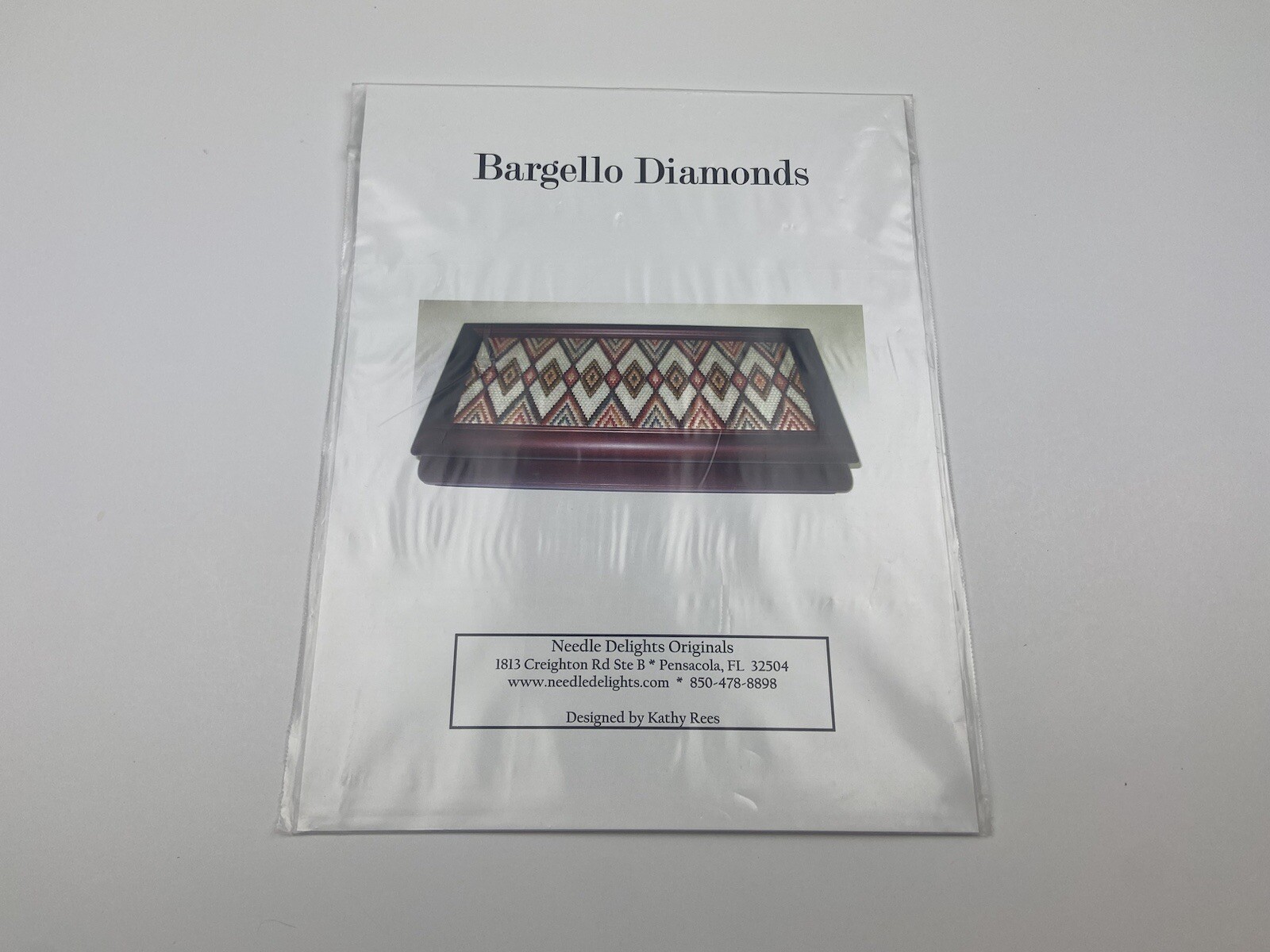 Needle Delights Originals Bargello Diamonds Needlepoint Pattern Geometric
