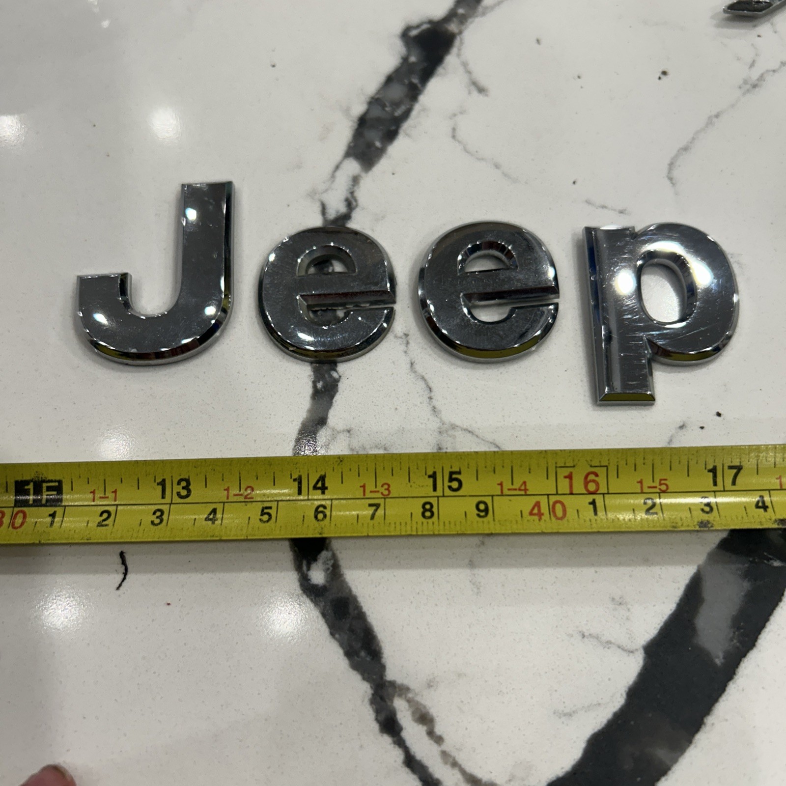 2009-2017 JEEP COMPASS PATRIOT Rear Gate Front Hood Emblems Factory OEM.