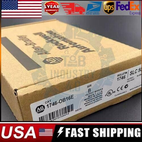 NEW AB 1746-OB16E / B SLC 500 PLC Output Module 1746OB16E US Free Tax