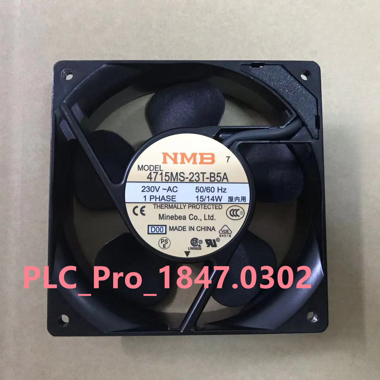 1PCS NEW NMB-MAT 4715MS-23T-B5A AC AC230V 15/14W Bearing Fan  Fast delivery
