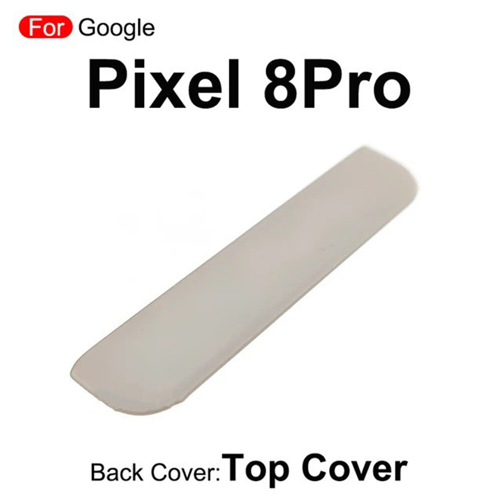 For Google Pixel 8 Pro Top Upper Rear Back Cover Glass Strips Replacement Parts