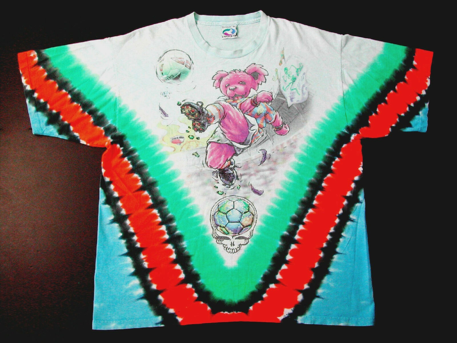 Grateful Dead Shirt T Shirt Vintage 1997 Soccer Football Dead Headers FC GDM XL