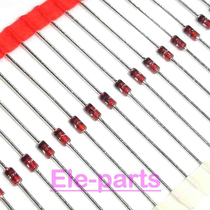 100 PCS 1N4743 DO-41 1N4743A IN4743 1W 13V Silicon Planar Power Zener Diodes