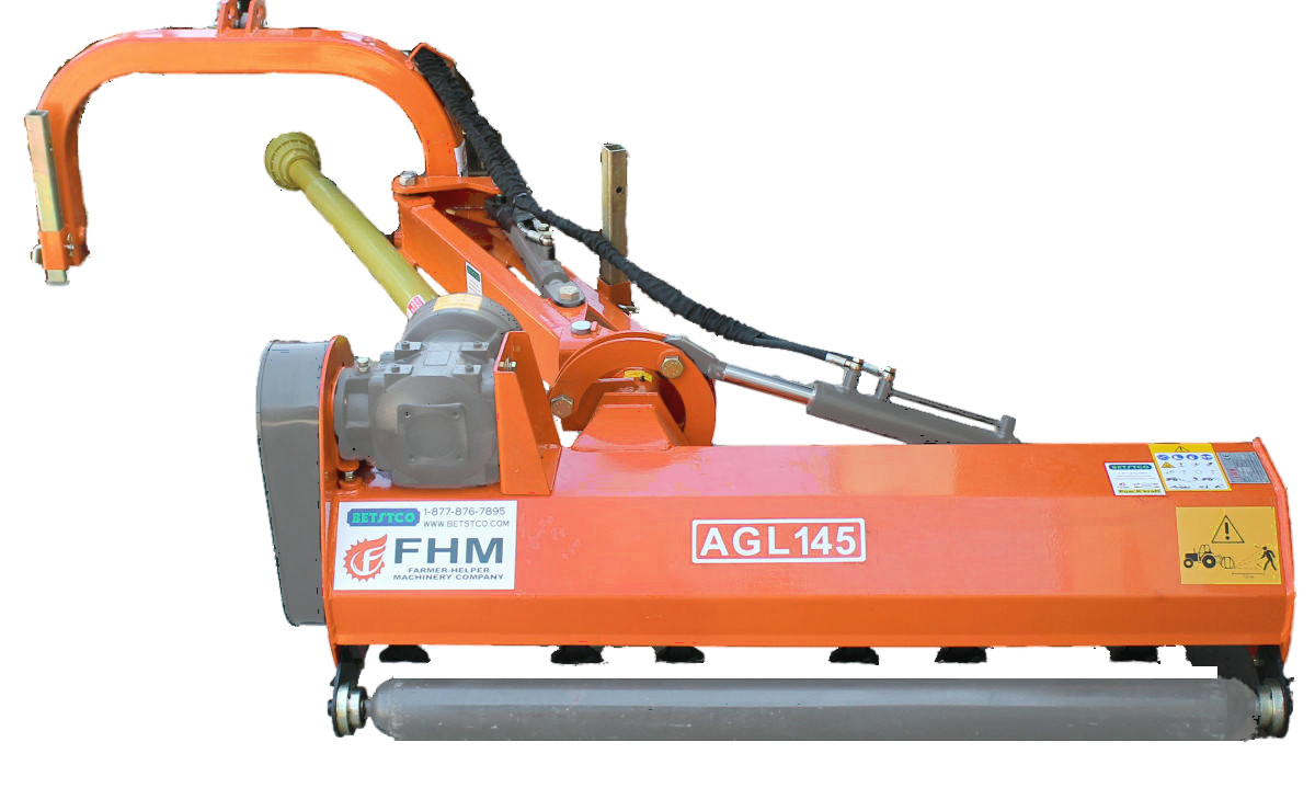 57” Ditch Bank Flail Mower Cat.I3pt 40hp~65hp (FH-AGL145) w/Hammer Blades