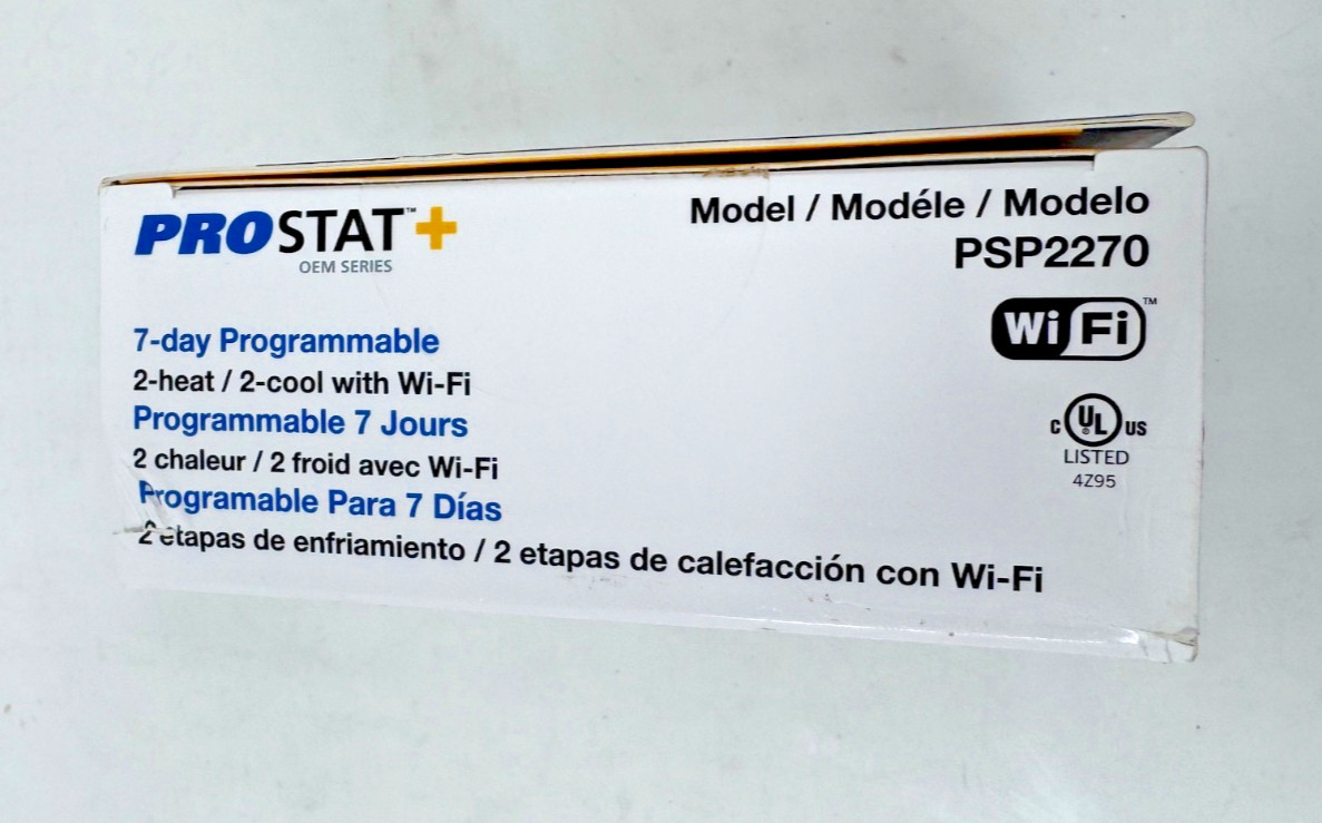 PROSTAT+ 7-Day Programmable Digital Thermostat PSP2270