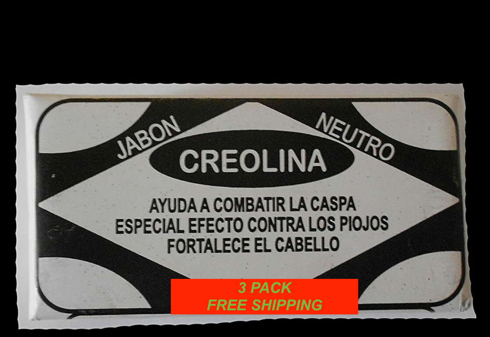 JABON CREOLINA  PARA PIOJOS Y CASPA  Free shipping 3 PACK