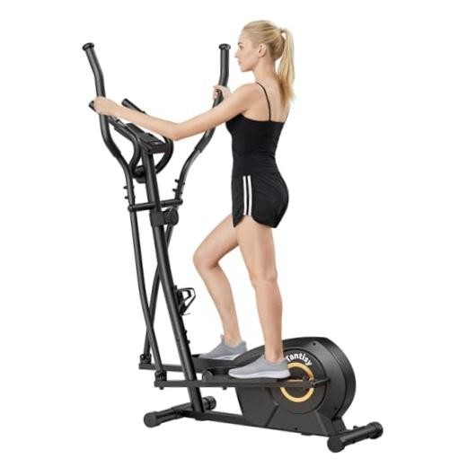 Elliptical Exercise Machine for Apartments and Homes,8 Levels of Magnetic 16