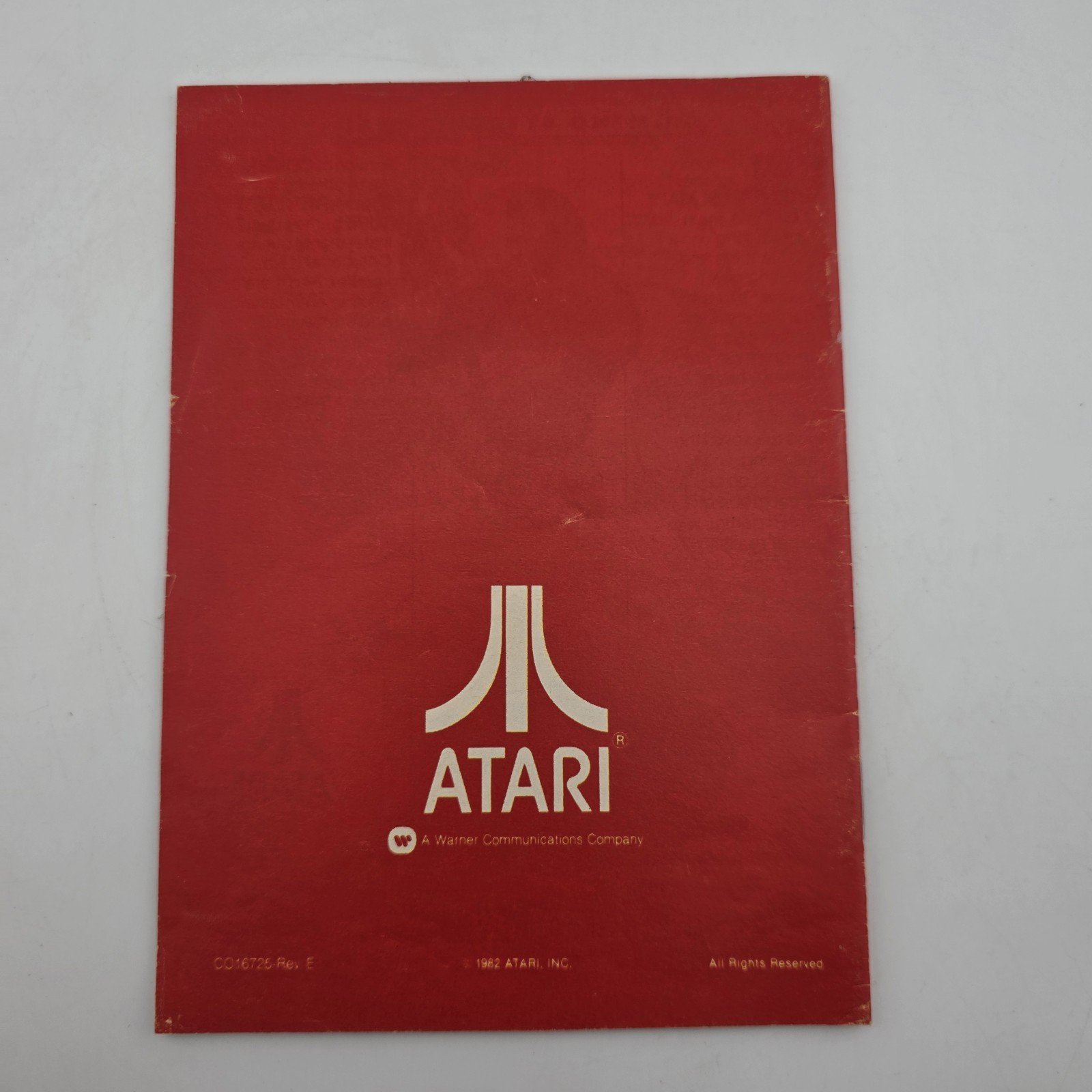 Original Vintage 1981 ATARI 2600 45 Video GAME PROGRAM CARTRIDGE CATALOG