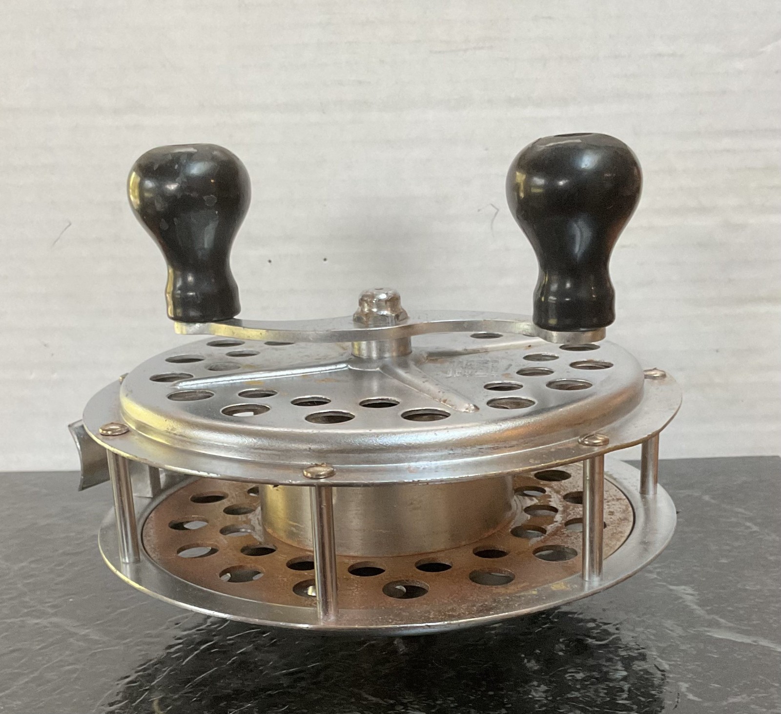 Vintage Pflueger Pakron No 3180 Fishing Reel USA Metal Double Handle Trolling