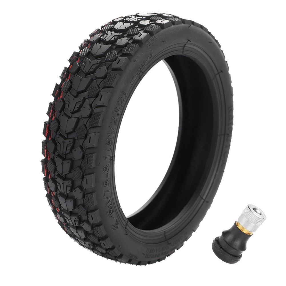 Tubeless Tire 50/75-6.1 Black Electric Scooter Tire Off-road Rubber 450g