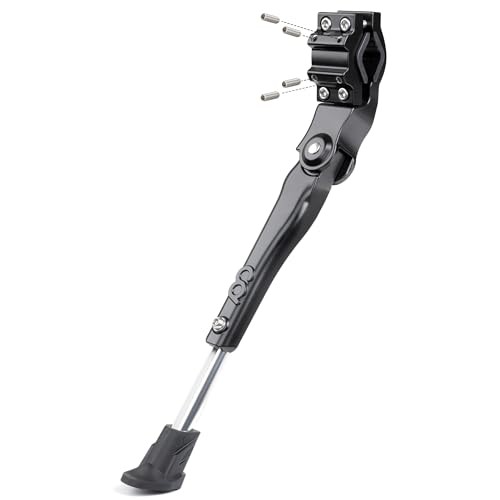 Adjustable Rear Mount Bicycle Kickstand | Sturdy & for 24" - 29" & 700c